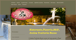 Desktop Screenshot of anticatrattoriabacco.it